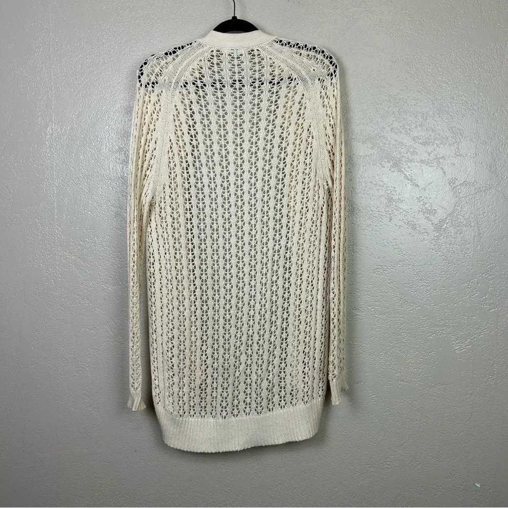 Kimchi Blue Cream Open-Knit Cardigan‎